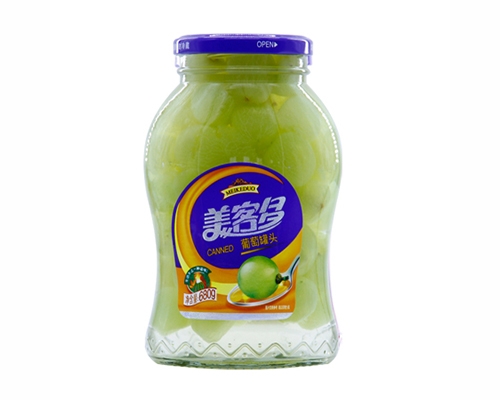 Canned grapes